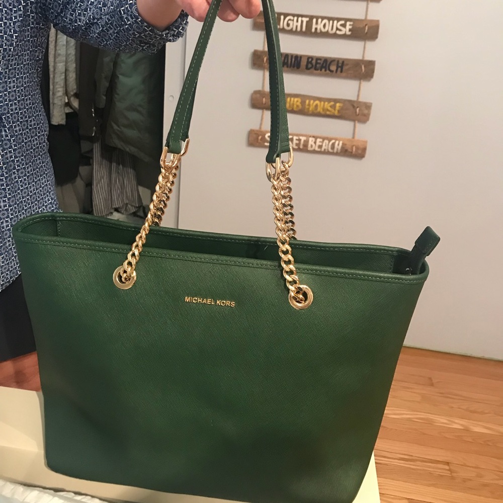 Michael Kors - Dark Green Tote